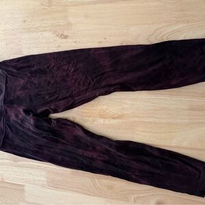 Lululemon Athletica Purple Tie-Dye Leggings